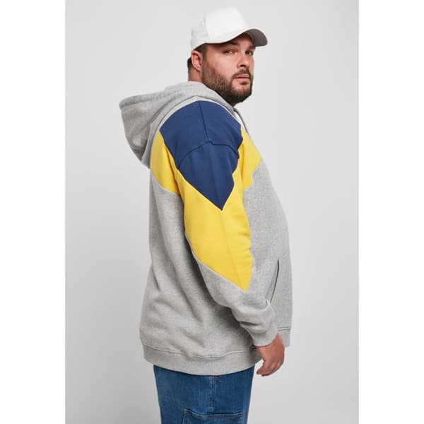 Huvtröja - Urban Classics - 3-toner - Oversize - Stora storlekar - Unisex