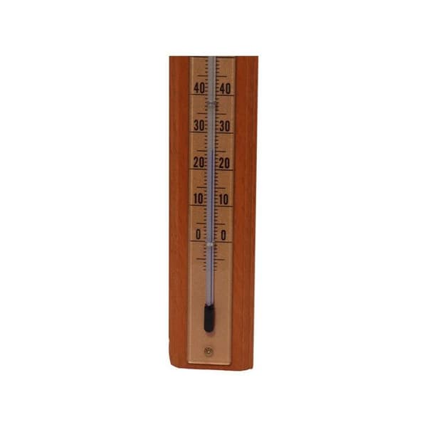 Termometer i gyllene mahogny 18 cm - Spear & Jackson