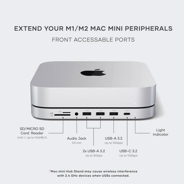 Satechi Ställ & Hub Mac Mini