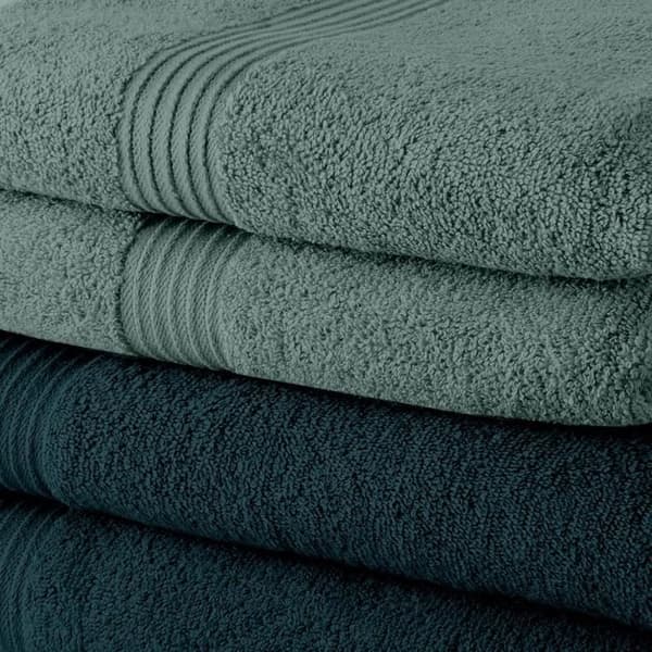10-pack Handdukar - TODAY - 50 x 90 cm - 100% Bomull - 5 Påfågel, 5 Celadon