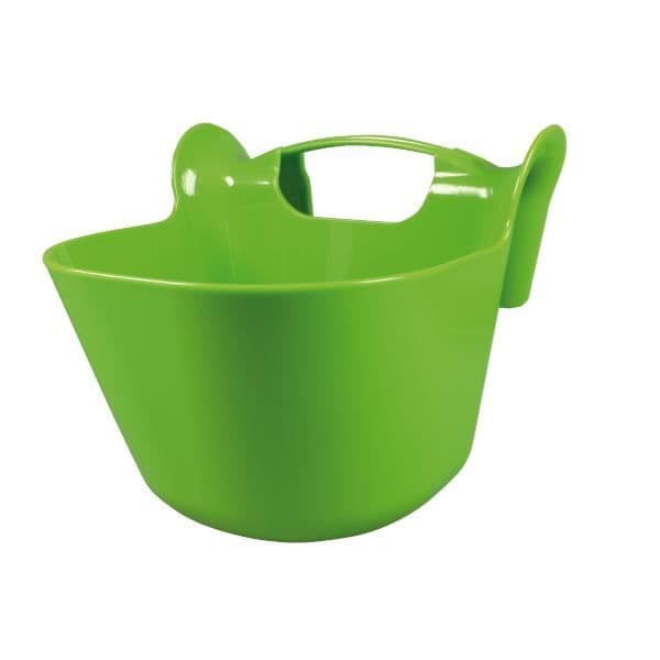 Fodertråg - Portabel - 13,5 liter - Grön äpple - För hästar