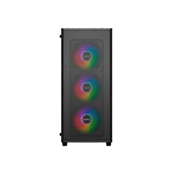 ATX-datorlåda - UNYKACH - Mir 100 - 4 ARGB-fläktar - 1 USB 2.0 - 3 USB 3.0