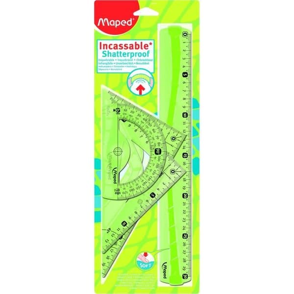 MAPED - Unbreakable Flex Tracing Kit 30cm 4 delar