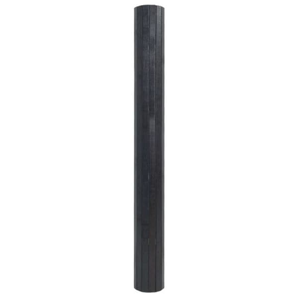 Grå rektangulär matta 60x300 cm bambu