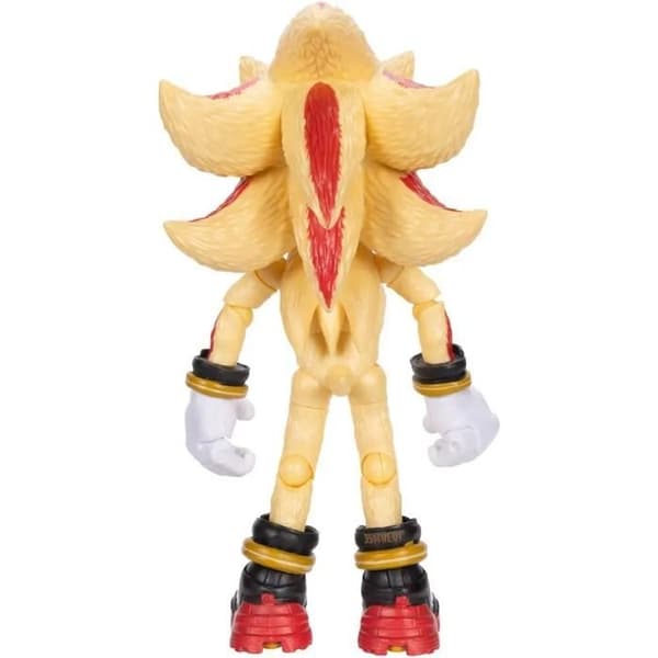 Figur - JAKKS PACIFIC - Sonic 3 Super Shadow - Troget design - Hållbara material - Kompakt storlek