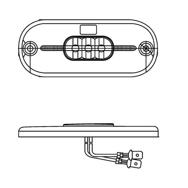 Hella Positionsljus, 12V - 2PG 357 009-021