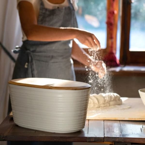 GUZZINI CASSETTA BRÖD TIERRA 39,2X23,2XH19CM VIT