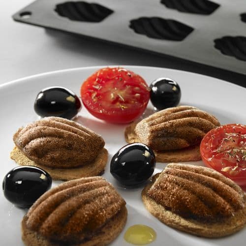 Gourmetform 20 minimadeleiner - silikon, svart