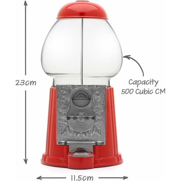 Kaugummiautomat CKB LTD Retro Spara Röd 23 cm