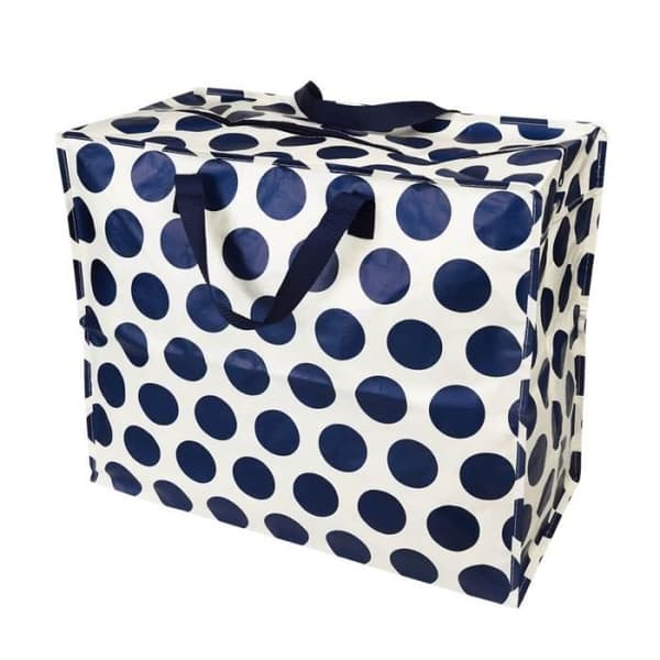 Förvaringst bag - REX LONDON - Jumbo - 55 cm - Mörkblå - Zip - Stort format