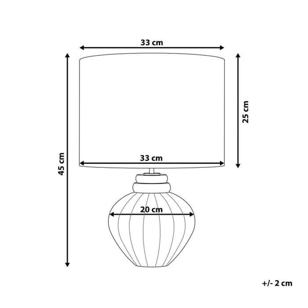Modern vit nattduksbordslampa NERIS