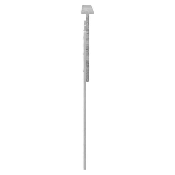 Sänggavel - VIDAXL - Grå Sonoma - 140 cm - Ingenjörsträ - Lättskött