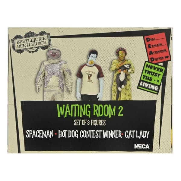 Neca - Beetlejuice - Pack 3 figurer Väntsal 2 10 cm