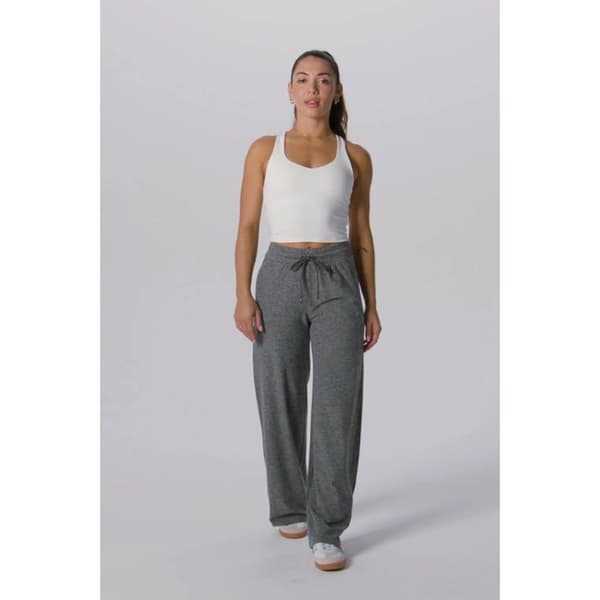 Fabletics Cloud Jersey byxan med vida ben för kvinnor
