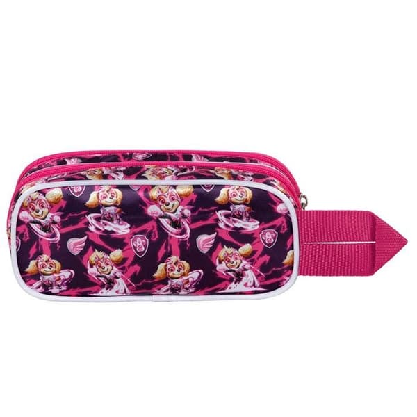Trousse Double 3D - Paw Patrol Mighty - Rosa - One Size