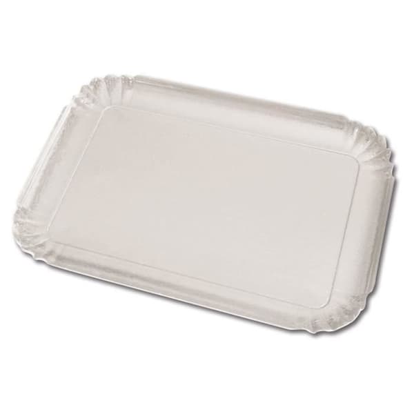 Vit rektangulär kartongbricka - GUARDINI - Set om 2 - 33 x 43 cm