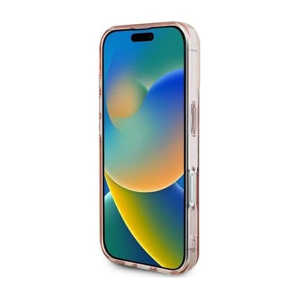 Guess Hardcase IML Heart för iPhone 16 Plus - Klar