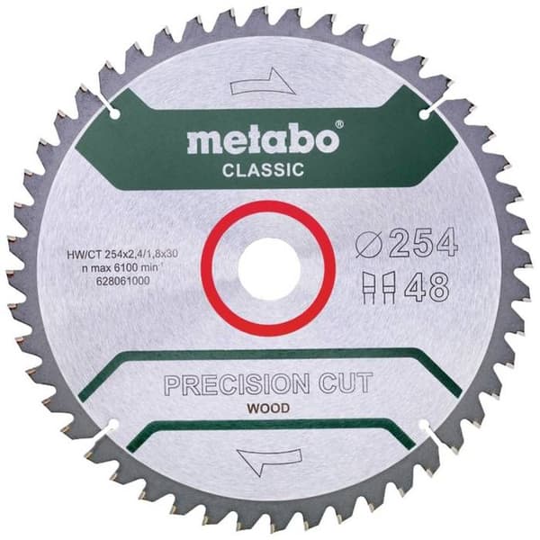GERING OCH RADIALSÅGBLAD - "PRECISION CUT" 254 MM 48 TÄNDER för KGS 254 M