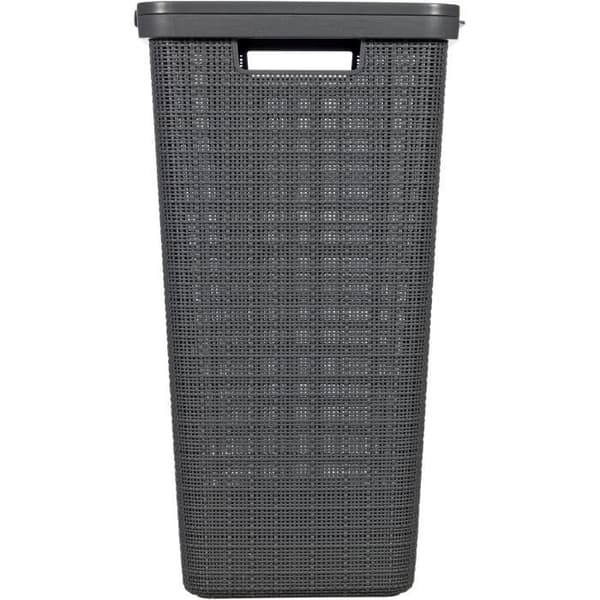 Tvättkorg - 58 L - Jute - Antracit - Curver