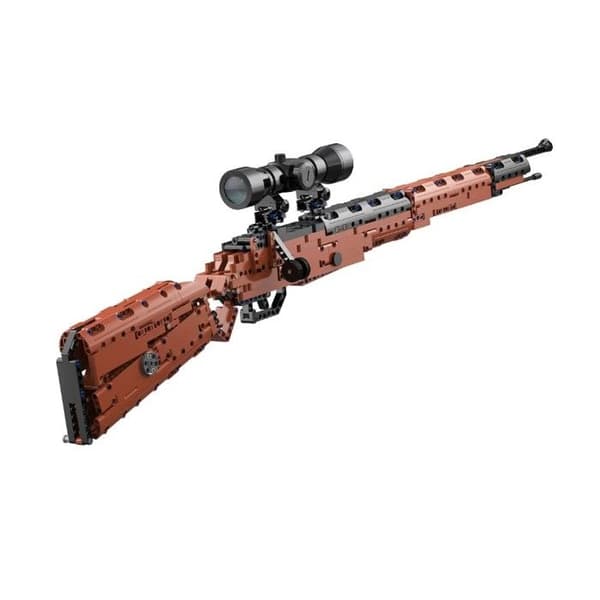 CaDA Karabiner 98K brun Bricks - JAMARA - Brun - Plast - Från 8 år