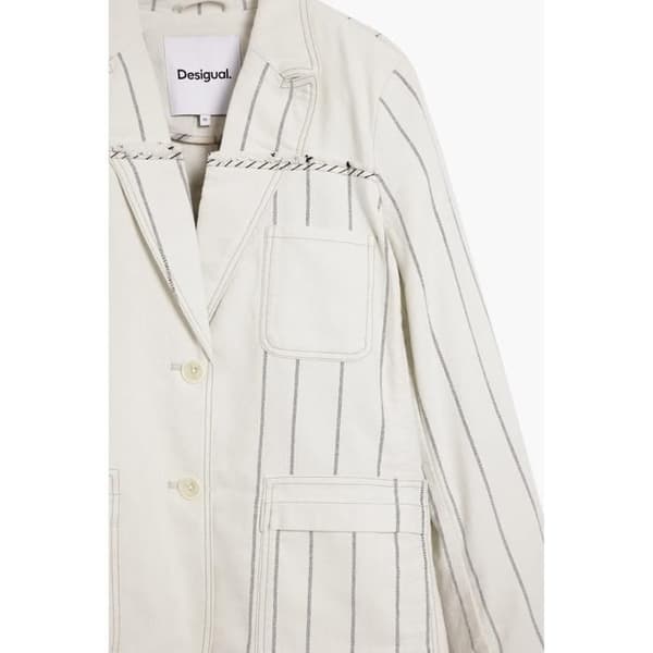 Kvinna Blazer Desigual Logan - vit