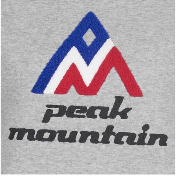 Sweatshirt molleteon dam Peak Mountain Adriver - grå melange