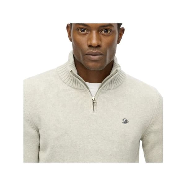 Pull Superdry Herr trucker Vit Bomull