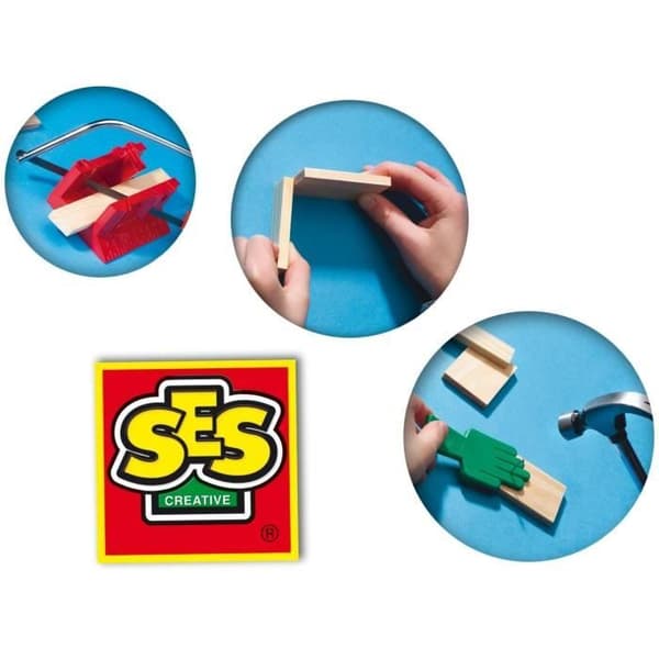 Stort snickeri verkstad - SES CREATIVE - Komplett kit - Träleksaker