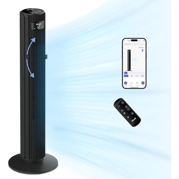 Säkerhetsfläkt - LEVOIT - LEVOIT - WiFi (Alexa) - 108 cm - Tyst 25 dB