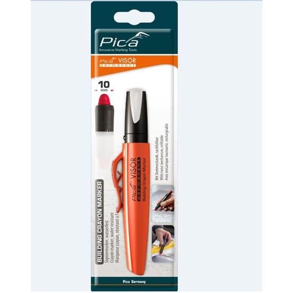 Permanent marker - VISOR - Pica - Indelible - White