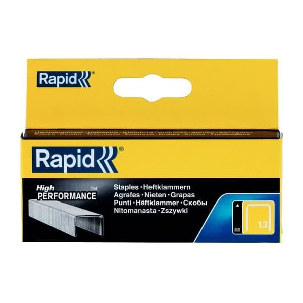 RAPID Staples NÂ ° 13/8 fin tråd 2500 st