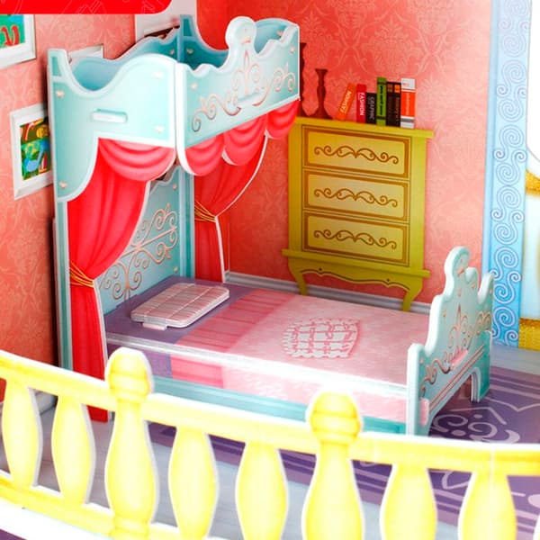 Pussel 3D - CUBICFUN - Sagoslott - 81 bitar - Flerfärgad - För barn