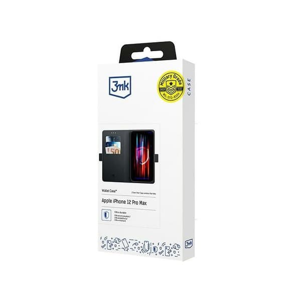 Fodral med lock för iPhone 12 Pro Max 3MK Svart