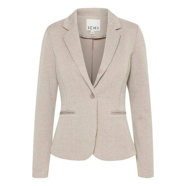 Kvinna Blazer Ichi Ihkate Jacquard Bl4