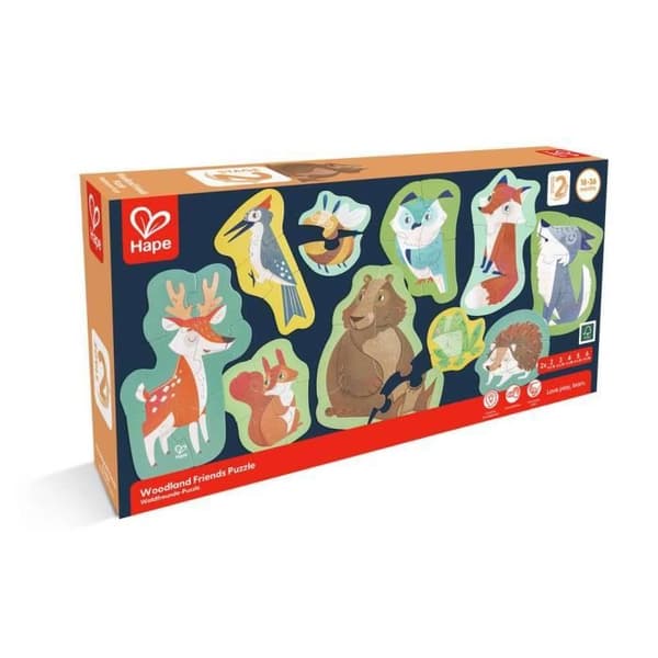 Pussel - HAPE - Skogs vänner pussel - Djur - Barn