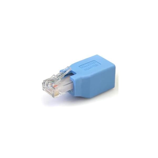 Adaptatör Rollover Console - STARTECH - RJ45 Ethernet - 1 x RJ-45 Hon - 1 x RJ-45 Hann - Blå