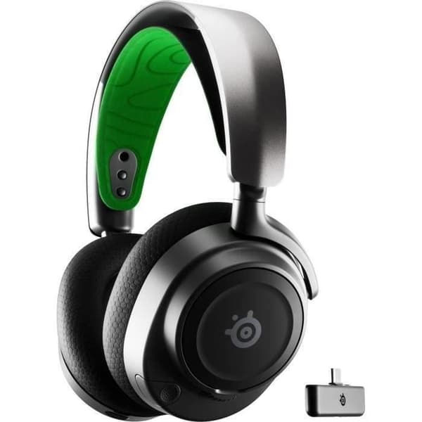 SteelSeries Arctis Nova 7X Wireless Multiplatform Gaming Headset Svart/Grön