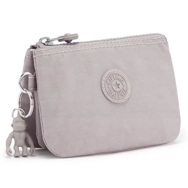Plånbok - Kipling - Basic Creativity Purse S - Grå - 100% polyamid - Kompakt