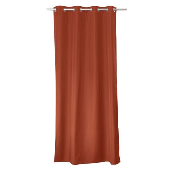 Mikrofibertemperaturgardin med foder Terracotta 135x240 cm