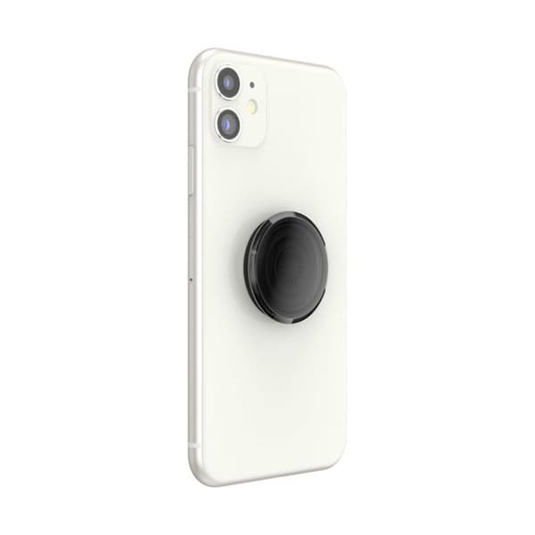Stöd för smartphone - PopSockets - Popgrip Standard - Svart genomskinlig - Plast - 1 enhet