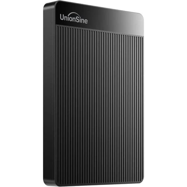 Bärbar extern hårddisk - UNIONSINE - HD2510 - 2 To - USB 3.0 - 2,5'' ultratunn aluminium