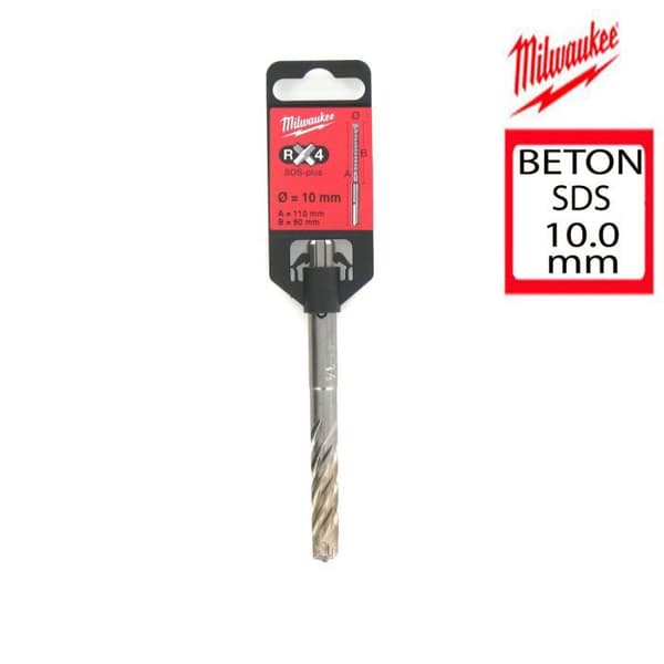 MILWAUKEE RX4 SDS-plus borr 10 X 110 mm 4932352025