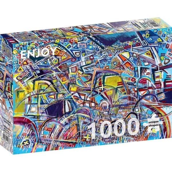 Njut av Puzzle Curve Tensions - 1000 bitar