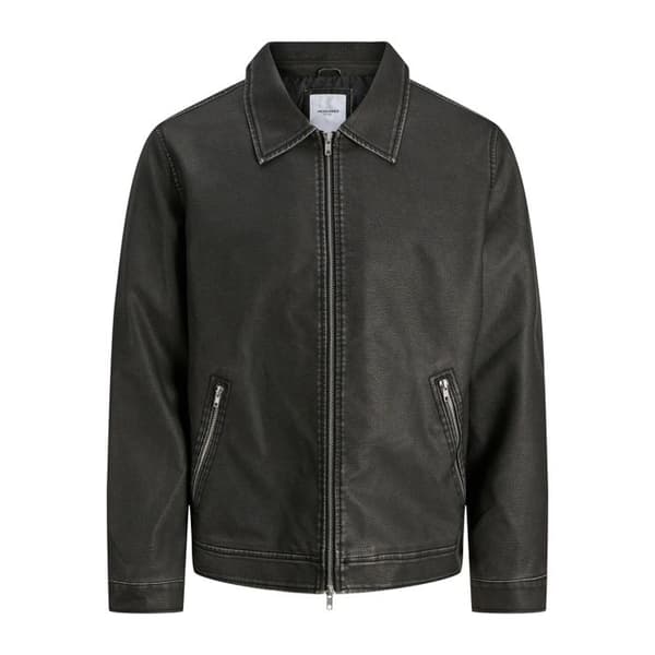 Jack & Jones Casablanca PU läderjacka - svart