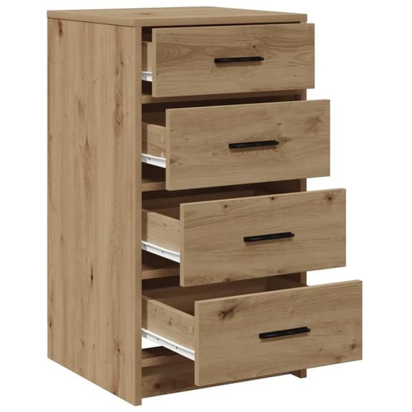 Buffé i hantverksoak 40x41x75 cm Ingenjörsträ