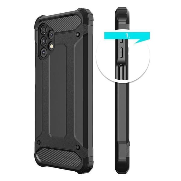 Hybridfodral för Samsung Galaxy A73 - Svart
