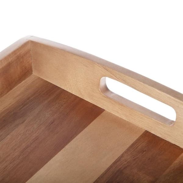 Serveringsfat - Olympia - Acacia - 510 x 350 x 70 mm - Lackerad trä - Rektangulär