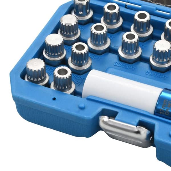 vidaXL Rim Lock Socket Set 23 st för VAG