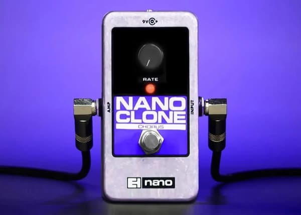 Electro-harmonix gitarr - Nano Clone Pedal - Electro Harmonix Nano Clone Pedal för elektrisk gitarr Silver