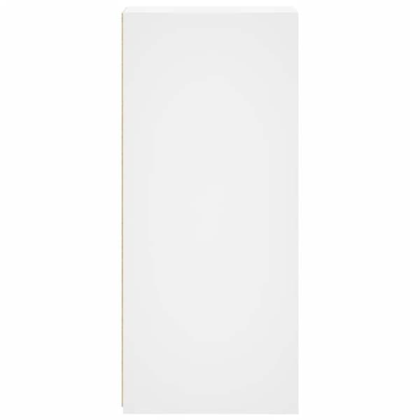 vidaXL Buffé vit 30x41x93 cm ingenjörsträ 846341